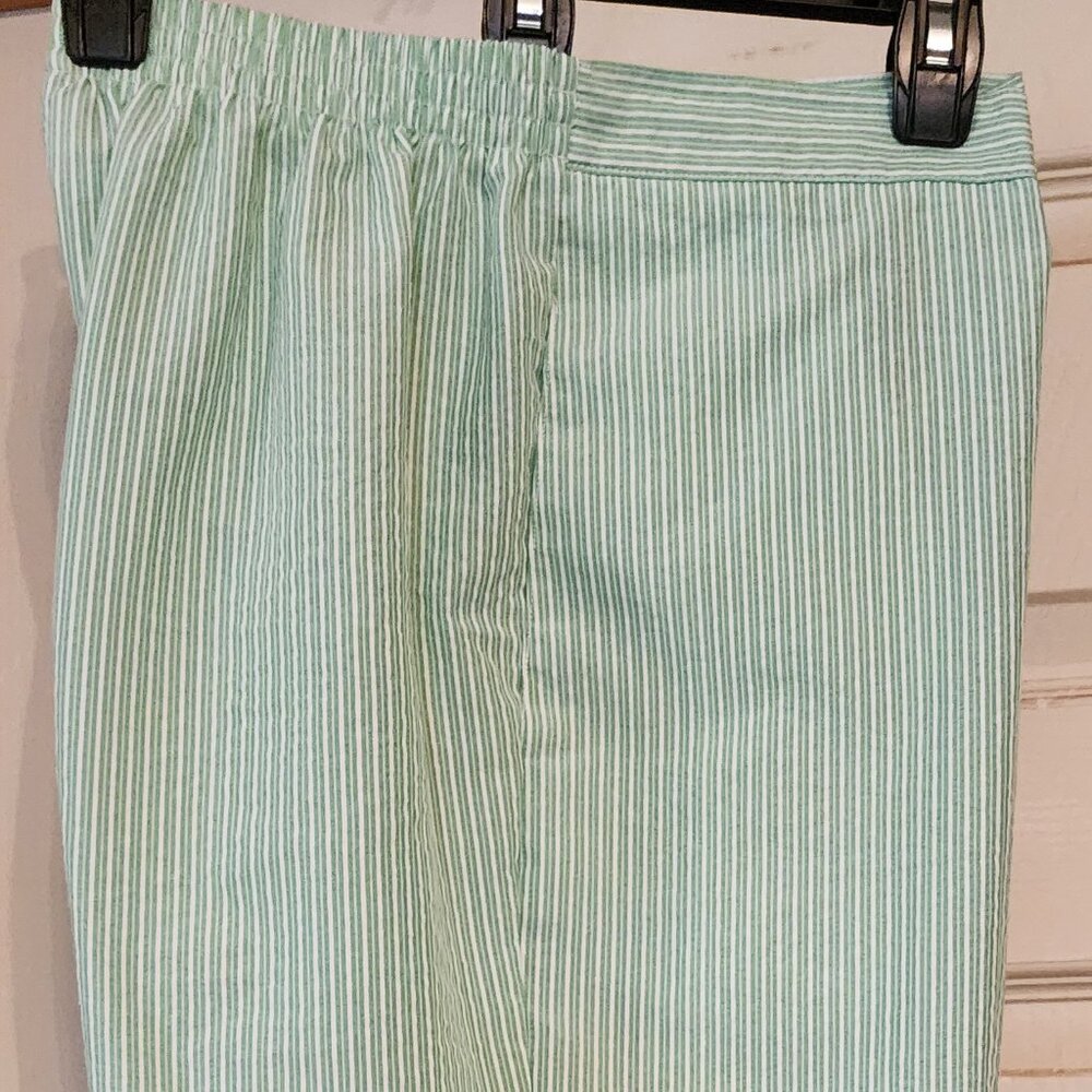 Alfred Dunner clamdigger stripped beach capri pants